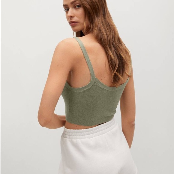 Mango Knitted cropped top - Picture 2 of 5